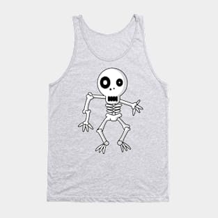 Funny skeleton Tank Top